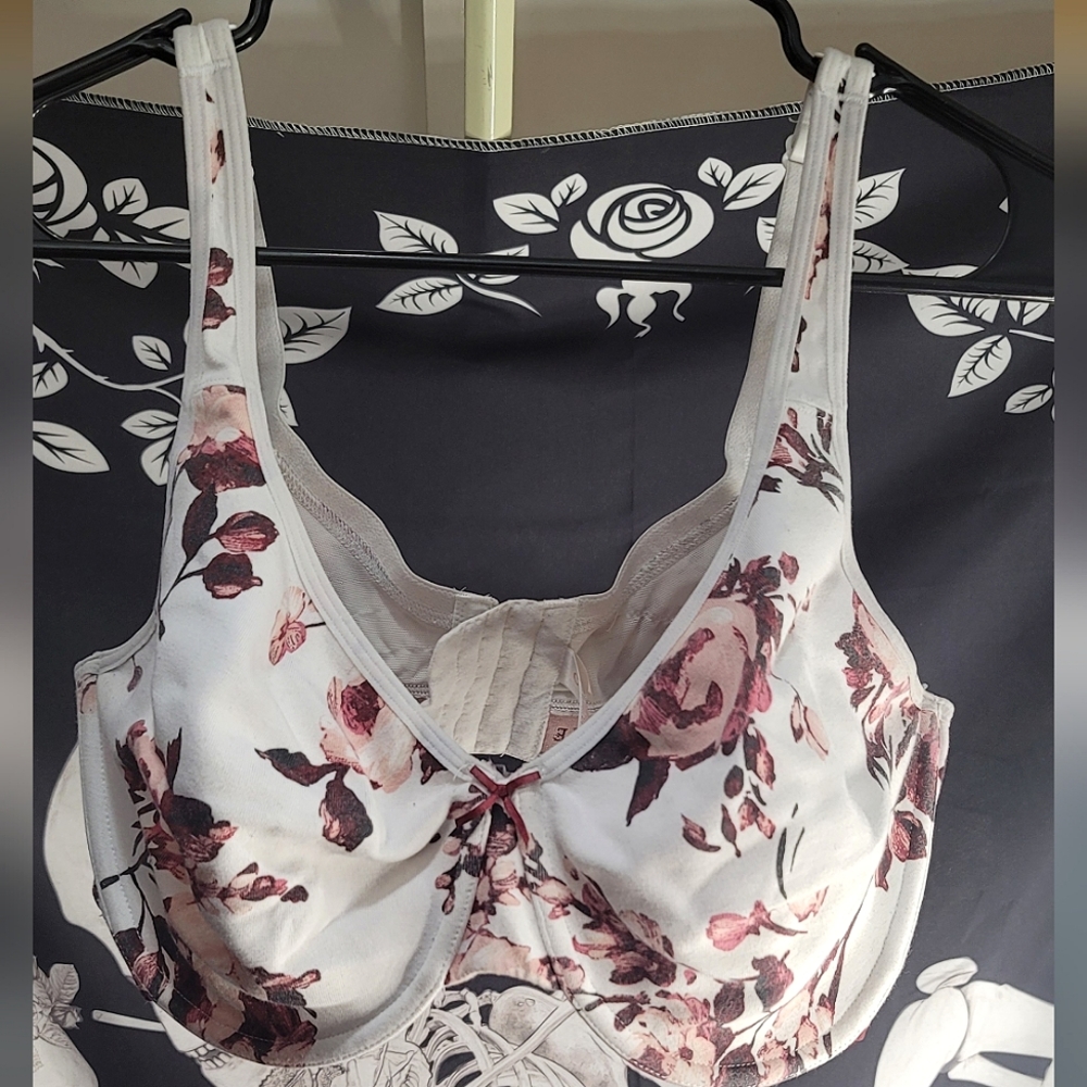 Catique Floral Unlined Bra